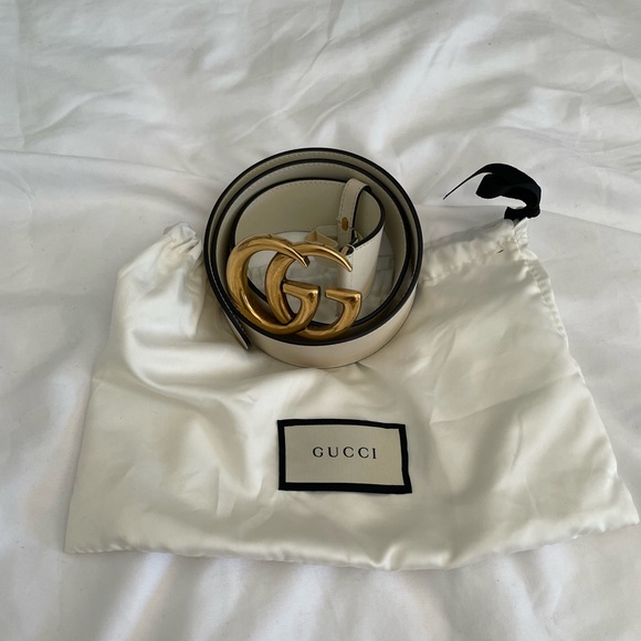 Women’s white Gucci belt - Picture 1 of 6